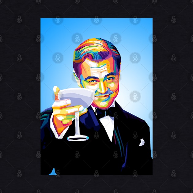 Dicaprio Wpap Pop Art by SiksisArt